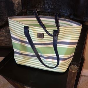 Dooney & Bourke- Stripped Tote